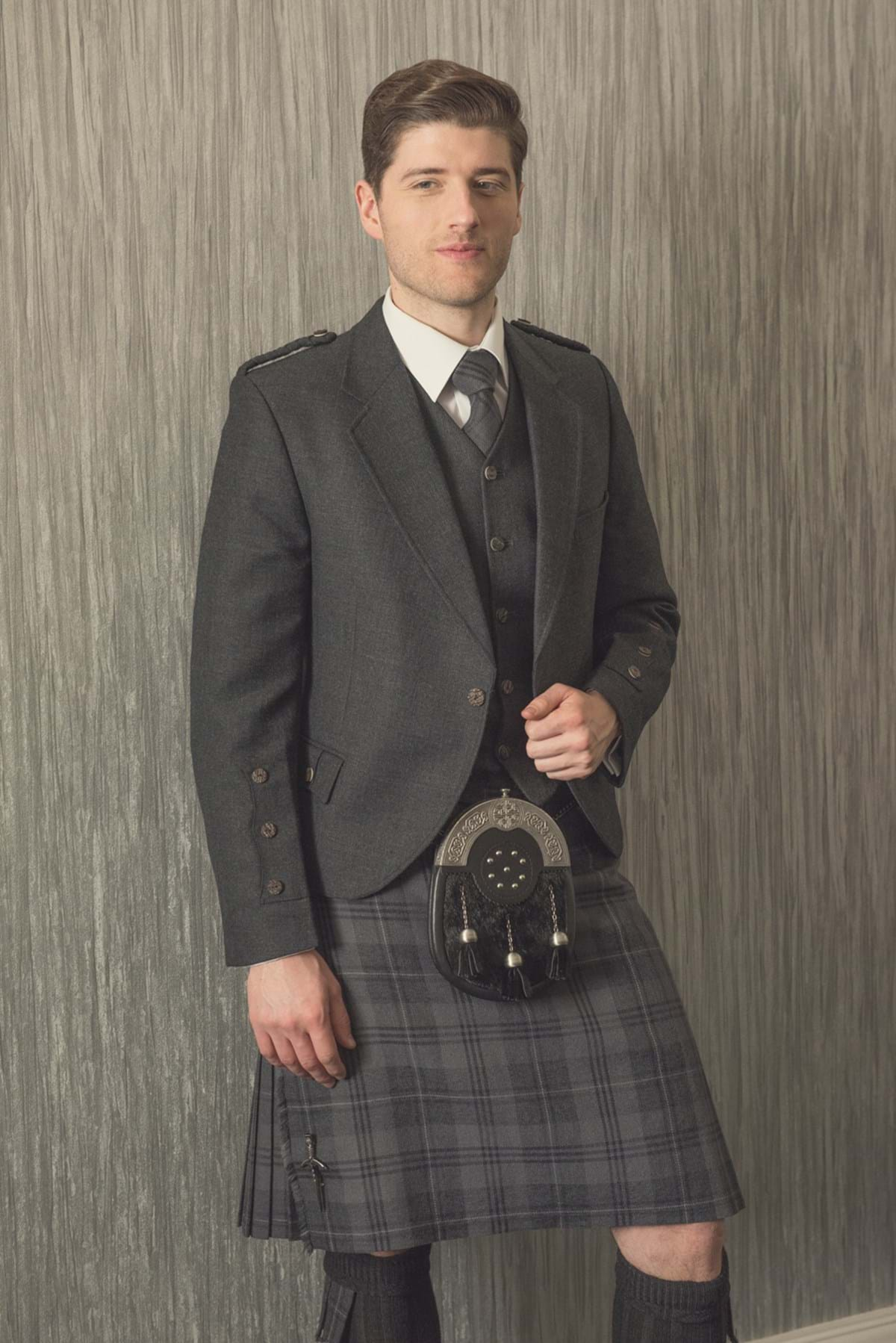 Made to Measure | Silver Highlander Kilt | Kilts & Trews