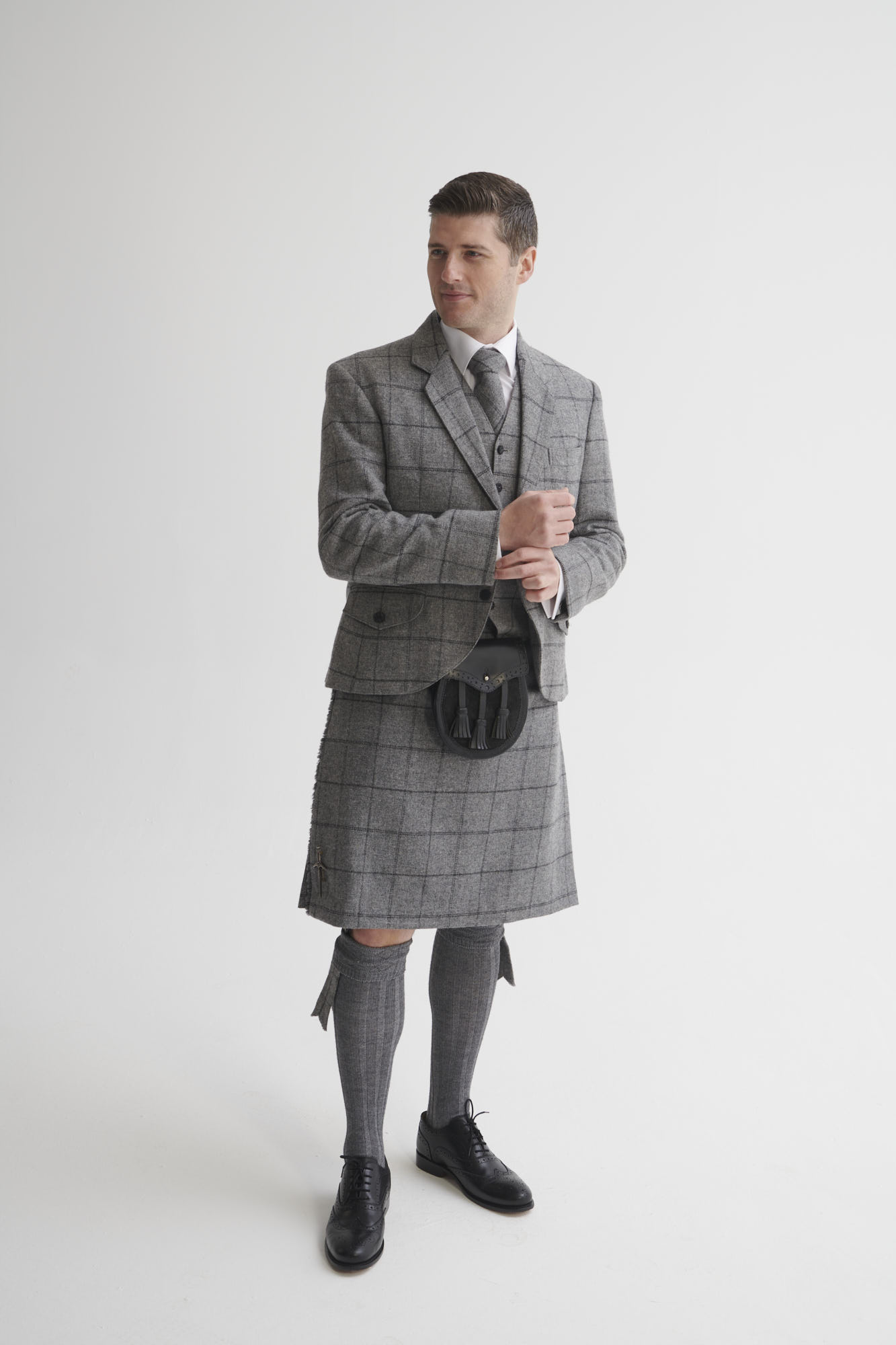 Exclusive Cairngorm Slate Kilt Outfit | Kilts & Trews | Authentic ...