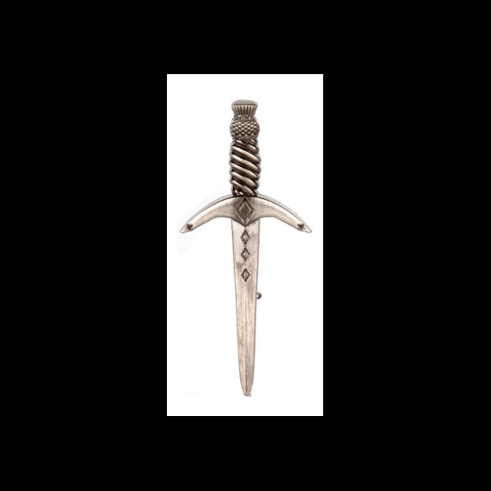 Antique Thistle Sword Kilt Pin | High-Quality & Elegant